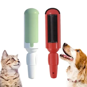 Reusable Pet Self-Cleaning Lint Hair & Fur Remover Roller Brush Tool with Nylon and Plastic for Carpet and Sofa
