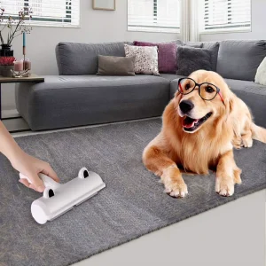 Reusable Plastic Dog Pet Cat Hair Cleaning Brush Self Cleaning Lint Hair Remover Roller Bed Sofa Carpet Use