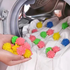 Reusable Silicone Laundry Ball Clothes Remove Dirt Clean PVC Solid Laundry Washing Machine Balls