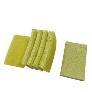 Reusable Sponge Cellulose Cloth Cotton Wood Pulp Composite Scouring Pad for Kitchen Bathroom Cleaning
