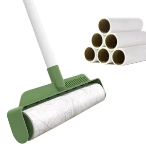 Reusable Sticky Lint Roller 16 19 24cm Long Handle Portable Manual Hair Remover Roller for Pet Hair Clothes Furniture Cleaning