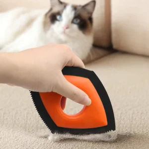 Reusable TPR Rubber Pet Hair Scraper Brush Washable Auto Car Detailer Carpet Couch Lint Cleaner Tool