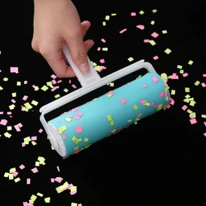 Reusable Washable Eco Friendly Durable Manual Lint Roller Plastic Clothes Brush Hair Remover Sticky Portable Cleaning Roller