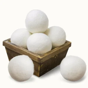Reusable Wool Dryer Balls 100% Wool Dryer Balls Anti Static Laundry Balls Set of 6