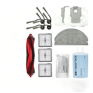 Roborocka Robot Vacuum Cleaner Kit Main Side Brush HEPA Filter Mop Pad Dust Bag Spare Parts Manual Accessory Plastic