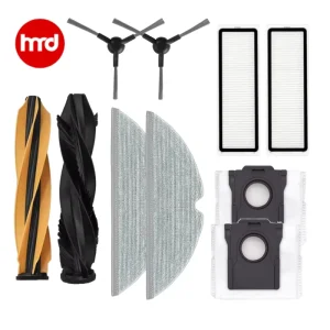 Robot Vacuum Accessory Kit for Dreame D20 Plus Robotic Vacuum Roller Main Side Edge Brush Hepa Filter Dust Bag Mop Rag Parts