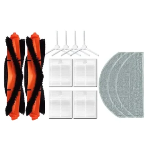 Robot Vacuum Cleaner Parts Accessory Main Brush Side Brush Filter Mop Kit for XIAOMI MI Mijia Roborock E10 E12 B112
