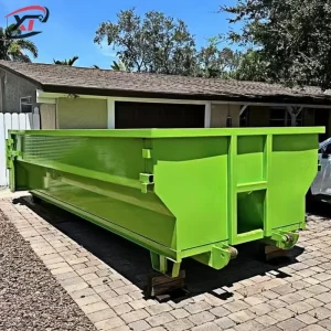 Roll off Container Large Steel Bin CE ISO Certified Customizable Capacity High Efficiency Safety Waste Container