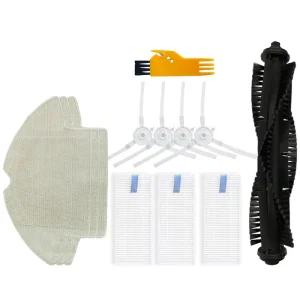Roller Brush Side Brush Hepa Filter Mop Pad Replacement Fit for 360 S6 Robot Vacuum Cleaner Spare Parts Accessories