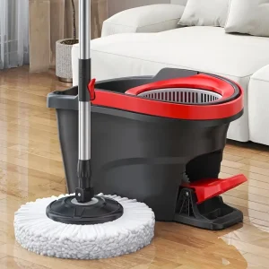 Rotary Mop Household One Sweep Floor Cleaning Mop Bucket Set Telescopic Rod Pedal Manual Pressure Dual Drive Quick Shipment