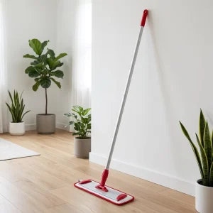 Rotatable Aluminum Plate Microfiber Mop for Hotel Property Janitorial Cleaning