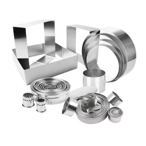 Round Non-Stick Stainless Steel Mousse Cake Ring Mold