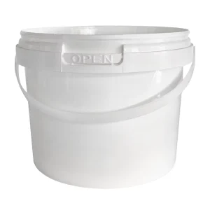 Round Plastic Storage Bucket with Lid, Manufacturer