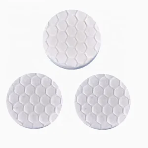 Round Shape 60mm Ultra Soft Absorbent Lint-Free Facial Cleaning Pads with Customized Package for Makeup Removal