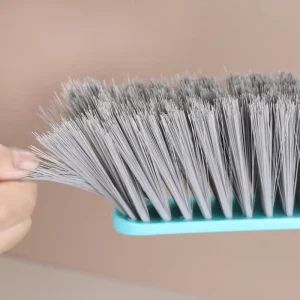 Rubber Coated Handle Duster Broom for Sofa Bed Keyboard Cleaning Soft Bristle No Damage