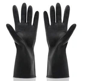 Rubber Gloves Dishwashing Labor Protection Wear Resistant Household Heavy Cleaning Waterproof Gloves