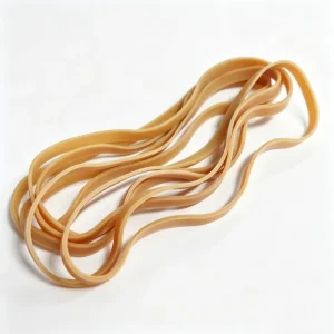Rubber King Large Beige Rubber Bands 14 Inch for Trash Can Liners File Folders Office Supplies Household Organization Needs