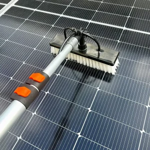S1 Aluminium Telescoping Manual Water Spray Brush for Cleaning Photovoltaic Solar Panels for Home Use Commercial