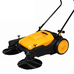S480 Manual Walk Behind 1000mm 55L Road Cleaner Hand Push Floor Sweeper