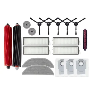S8 Max Ultra Accessories Kit Roller Brush Cleaning Brush Filter Side Brush Flat Circle Mop Dust Bag for Roborock Vacuum Cleaner