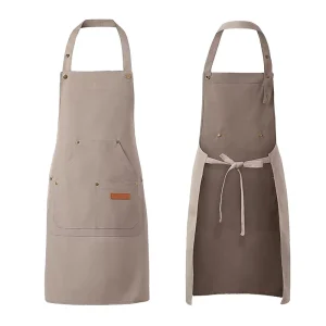 Salon Kitchen Chef Barista BBQ Apron Bar Hairdresser Unisex Cotton Twill for Wait Staff Restaurant & Bar Use