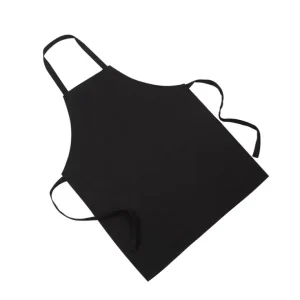 Sanitary Use Sleeveless 100% Cotton Adjustable Waist Apron with Pocket Customized Color & Logo for Kitchen Cooking
