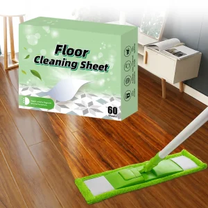 Scented Disposable Eco Friendly Antibacterial Deodorizing Concentrated Floor Cleaning Sheets Household Floor Cleaner