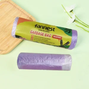 Scented Drawstring Garbage Bags with Display Box 45x50cm PE Heavy Duty Trash Bags