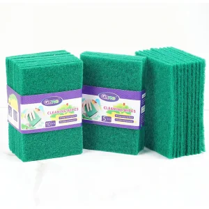 Scouring Pad Premium Heavy Light Duty Scrub Pads Reusable Household Green Dish Scrubber for Kitchen Scrubber