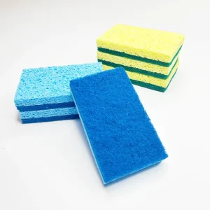 Scouring Pad and Cleaning Sponge for Kitchen Dish Washing Dish Sponge