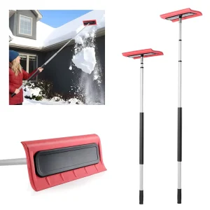 Scratch-Free EVA Foam Snow Broom for Car Extendable Telescopic Handle Snow Brush Ice Scraper