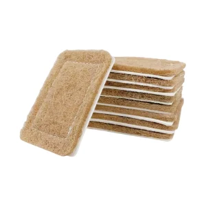 Scrubber Eco-friendly Cleaning Heroes Pulp Cotton Dish Scrub Pad Scouring Sponge Block
