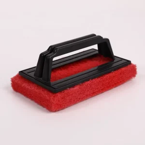 Scrubber Sponge Fiber Cloth with Handle for Kitchen Cleaning