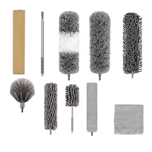 Selected Feather Duster Microfiber Fabrics Household Dust Removal Ceiling Cleaning