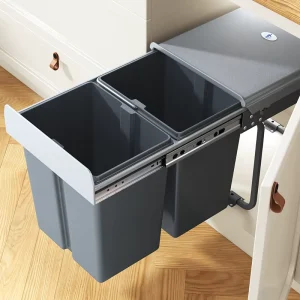 Selective Sorting Kitchen Trash Can Recycle Counter Top Waste Bins Pull Out Dust Bin