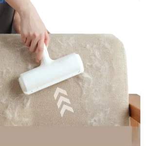 Self Cleaning Base Pet Lint Hair Remover Brush Dog and Cat Fur Remover Roller Stocked Plastic Material
