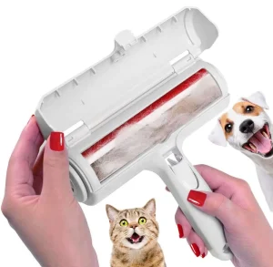 Self Cleaning Reusable Dog Cat Pet Hair Remover Brush Lint Roller Pet Fur Hair Remover for Pets Cleaner Brush