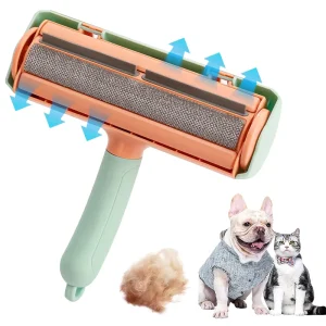 Self Cleaning Reusable Pet Hair Remover Brush Lint Roller Pet Fur Hair Remover for Cleaner Brush Pet Products