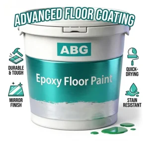 Self Leveling High Gloss Water based Epoxy Resin Color Sand Floor Coating Anti Scratch Brush Epoxy Floor Solution