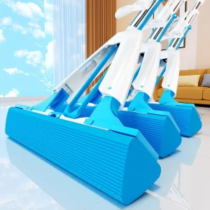 Self Squeeze Magic Sponge Mop PVA Floor Mop Ultra Absorbent Stainless Steel Handle