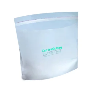 Self Standing Household Trash Bag PE Disposable Interior Bin Adhesive Hanging System for Small Cars 1 3L Capacity Flat Mouth