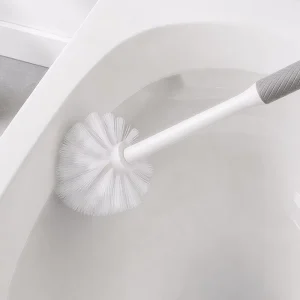 Self Standing Toilet Bowl Cleaning Brush with Long Handle and Dense Bristles