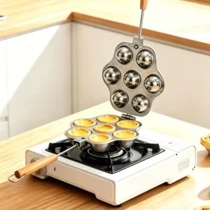 Semi-Finished Portuguese Egg Tart Shell Baking Set Reusable Aluminum Alloy Cake Molds
