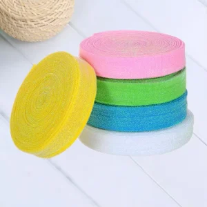 Semi-finished Kitchen Cleaning Sponge Raw Material Cleaning Sponge Scrubber Scourer Pad in Roll Sponge Lurex Fabric