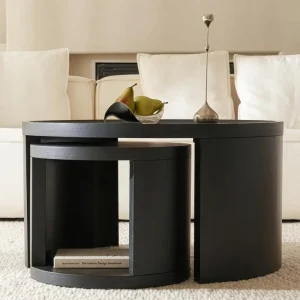Senwell Living Room Furniture Nordic Creative Modern Wooden Solid Wood Leg Simple Study Modern Coffee Table