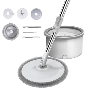 Sewage Separation Squeeze Floating Mops Microfiber Rotary Mop Set Multi functional House Cleaning
