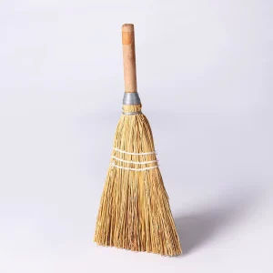 Short Handle Corn Bristle Craft Broom Pet Pro All-Purpose Outdoor House Cleaning Broom