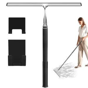 Shower Squeegee With Long Handle Window Squeegee With Extension Pole Squeegee for Shower Glass Floor Squeegee