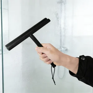 Shower Squeegee for Glass Doors Eco-Friendly Durable Silicone with Accessories Bathroom Glass Cleaning Model BNW2027