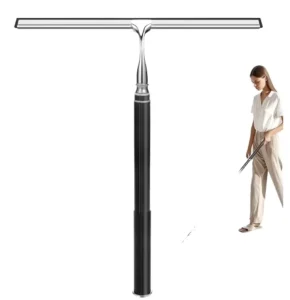 Shower Squeegee with Long Handle Window Squeegee with Extension Pole Telescoping Shower Squeegee